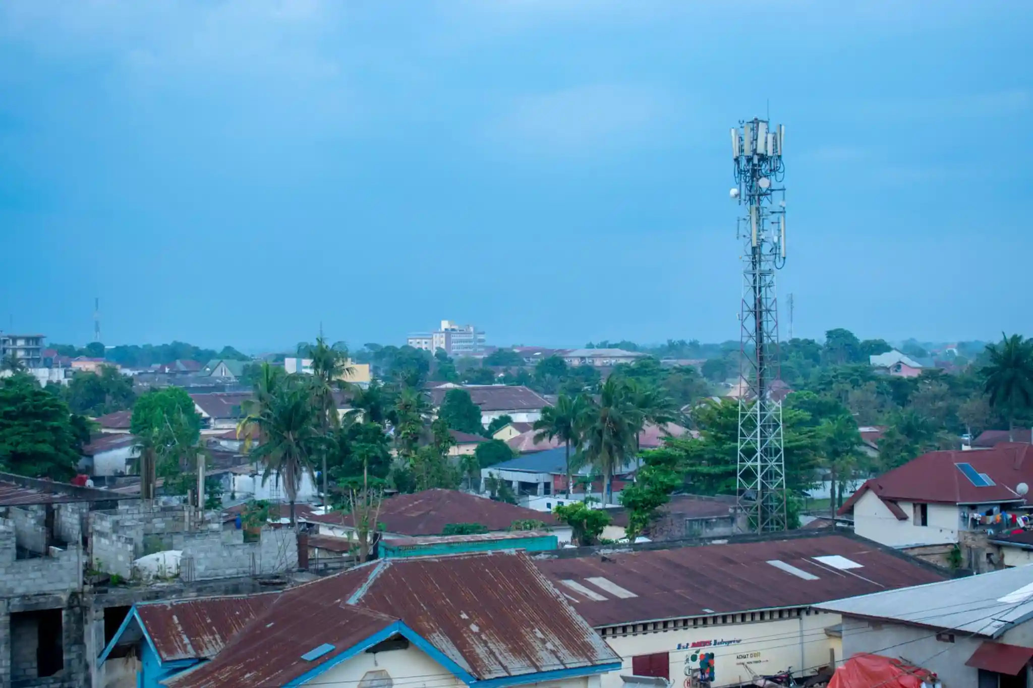Vue panoramique sur Kisangani